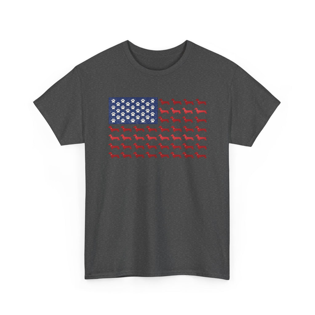 Dachshund inspired American Flag T-Shirt