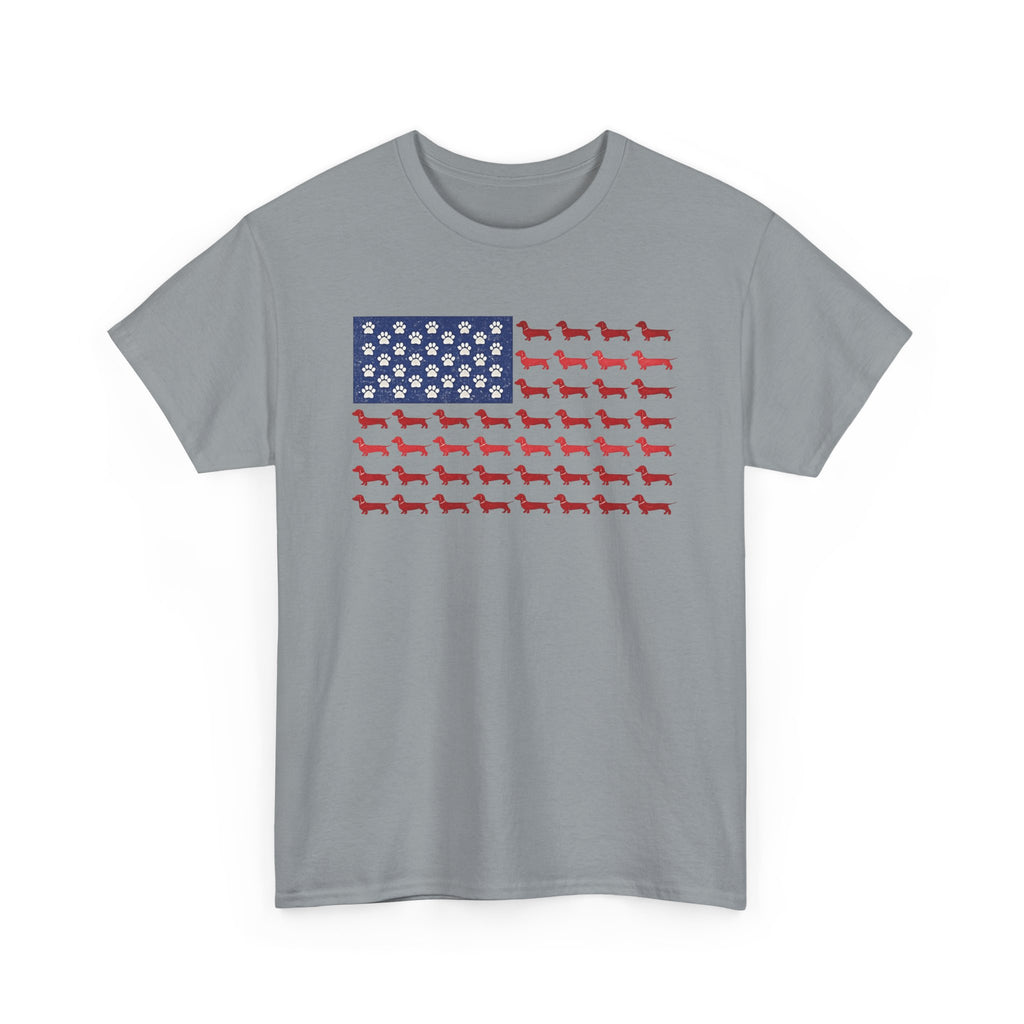 Dachshund inspired American Flag T-Shirt