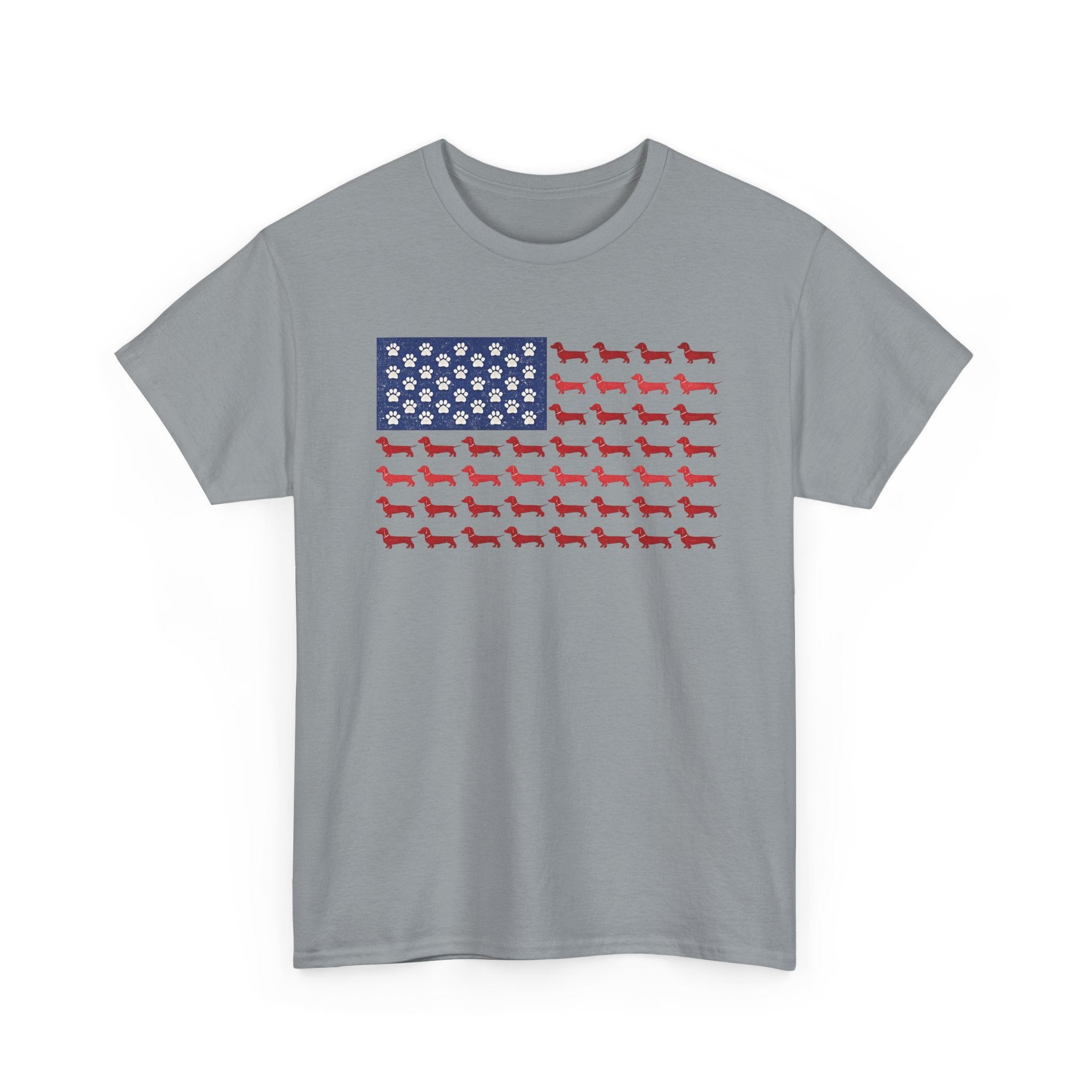 Dachshund inspired American Flag T-Shirt