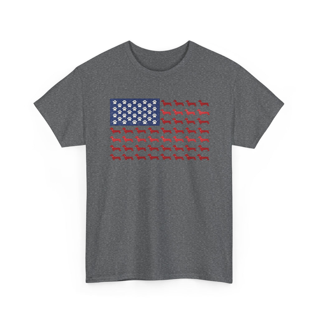Dachshund inspired American Flag T-Shirt