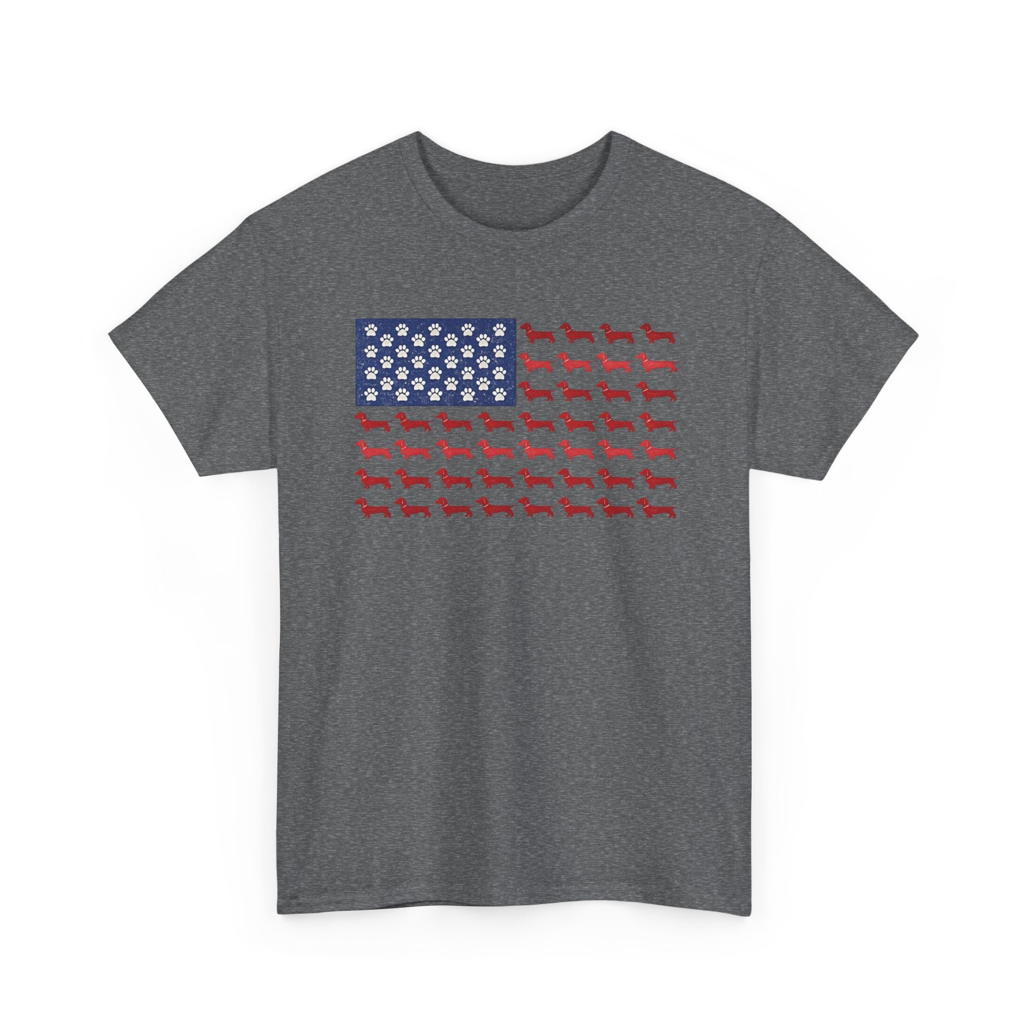 Dachshund inspired American Flag T-Shirt