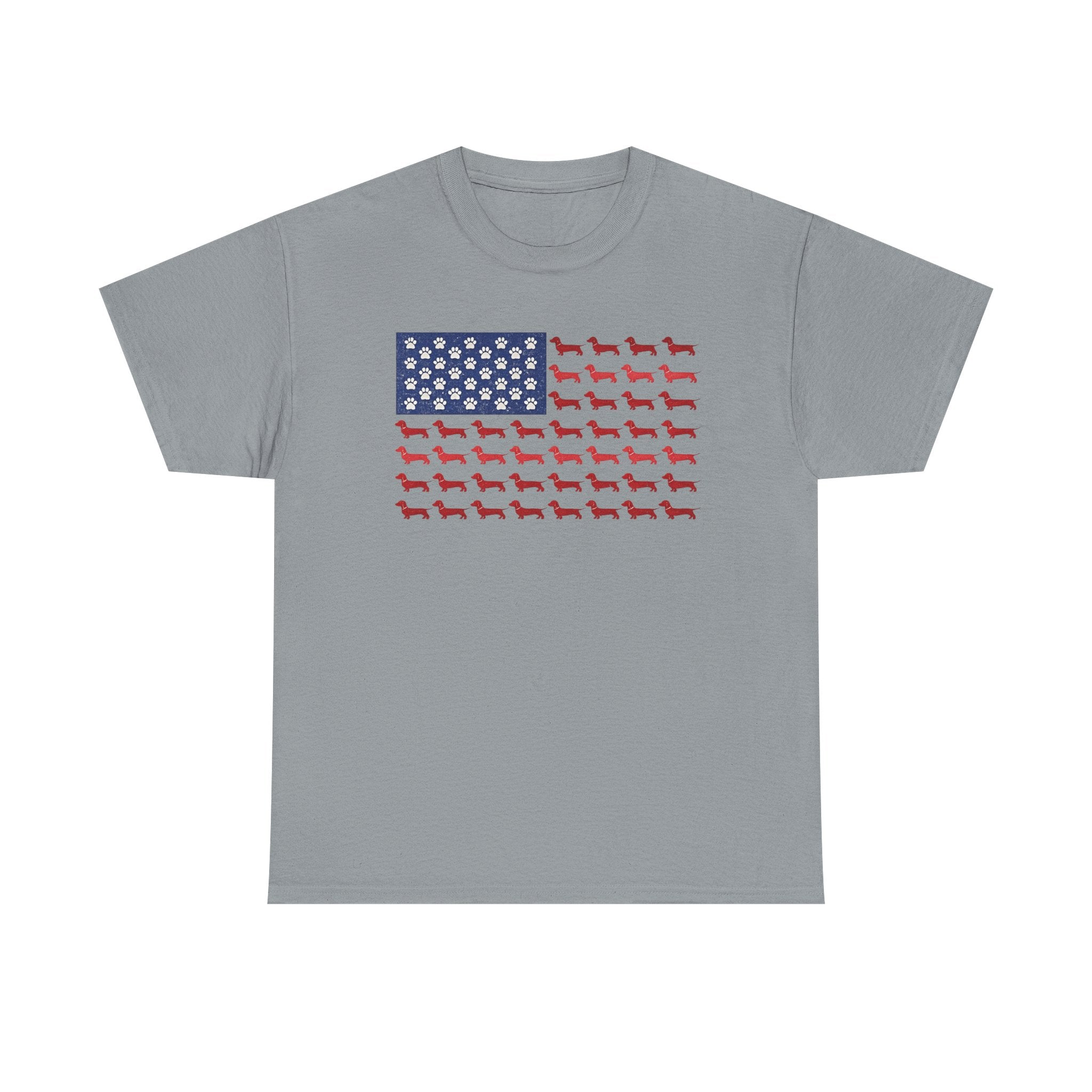 Dachshund inspired American Flag T-Shirt
