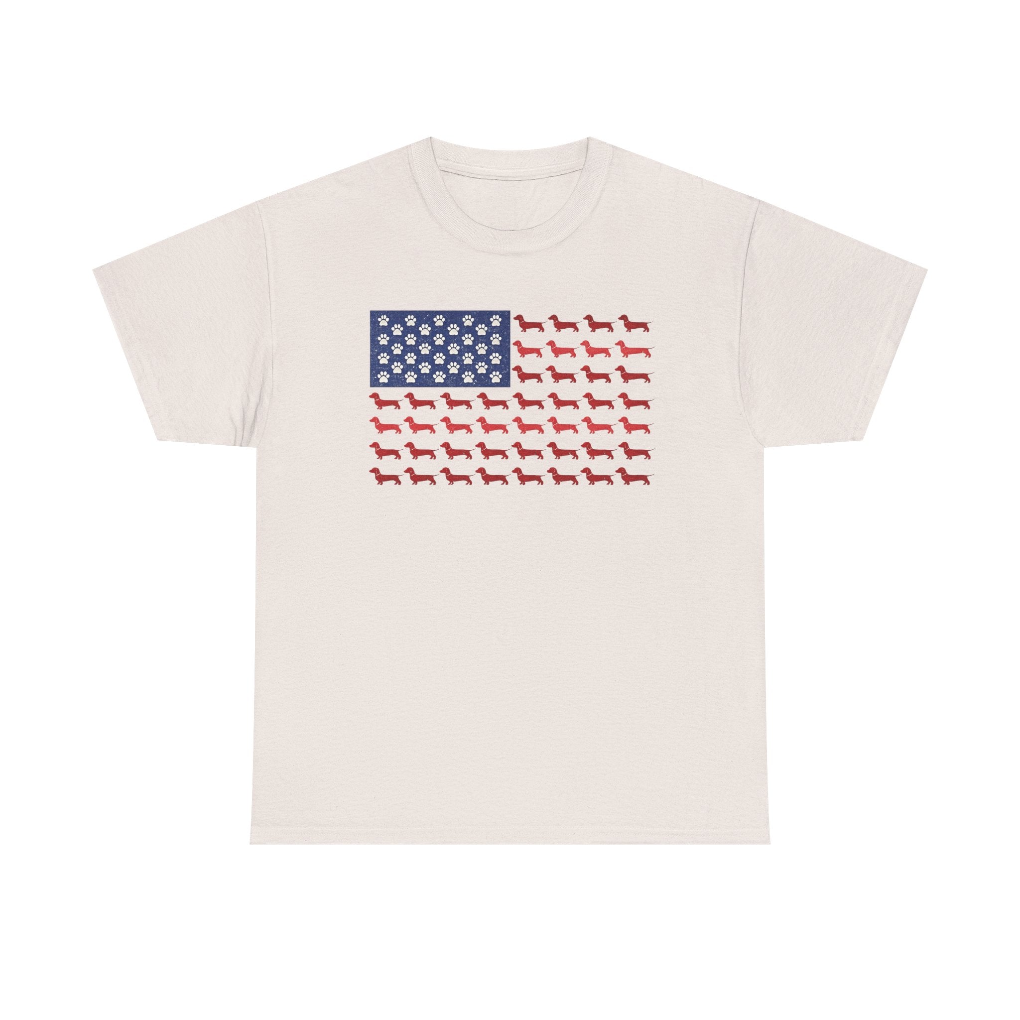 Dachshund inspired American Flag T-Shirt