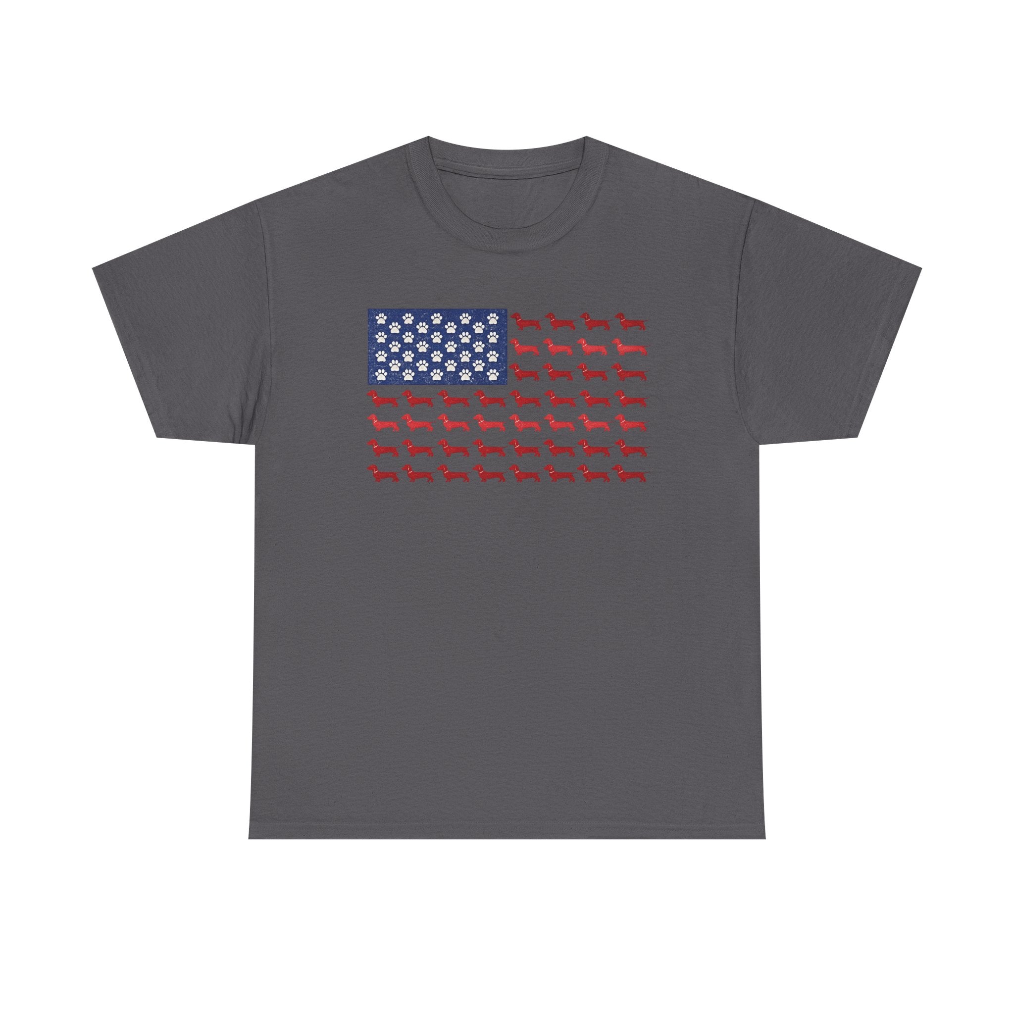 Dachshund inspired American Flag T-Shirt