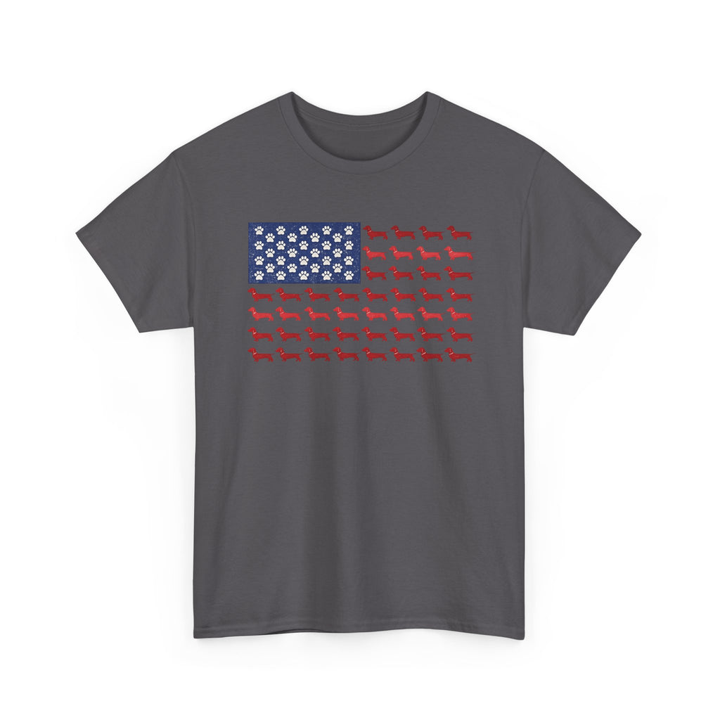 Dachshund inspired American Flag T-Shirt