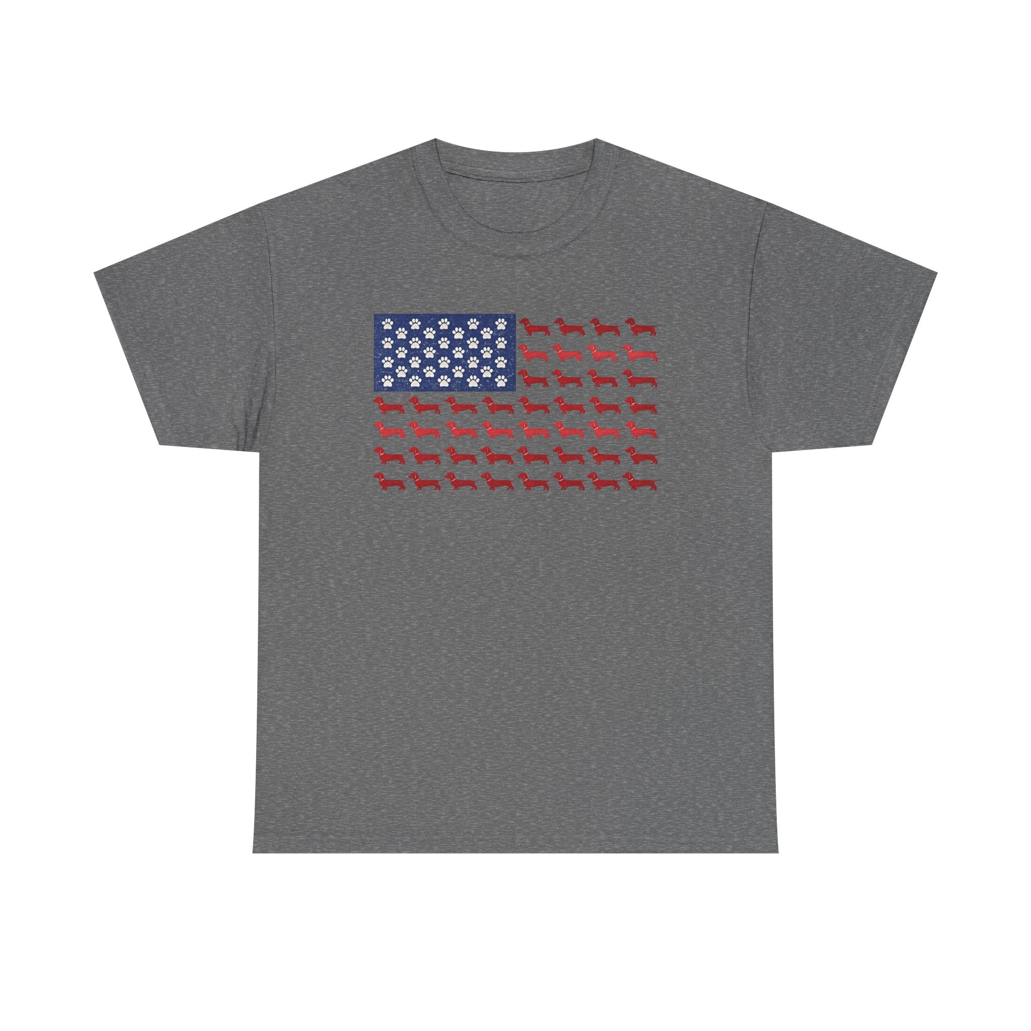 Dachshund inspired American Flag T-Shirt