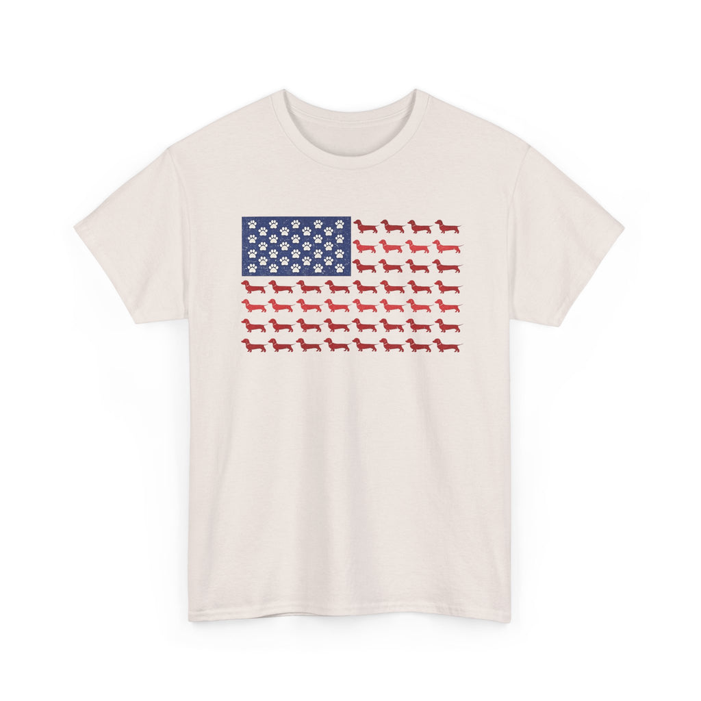 Dachshund inspired American Flag T-Shirt