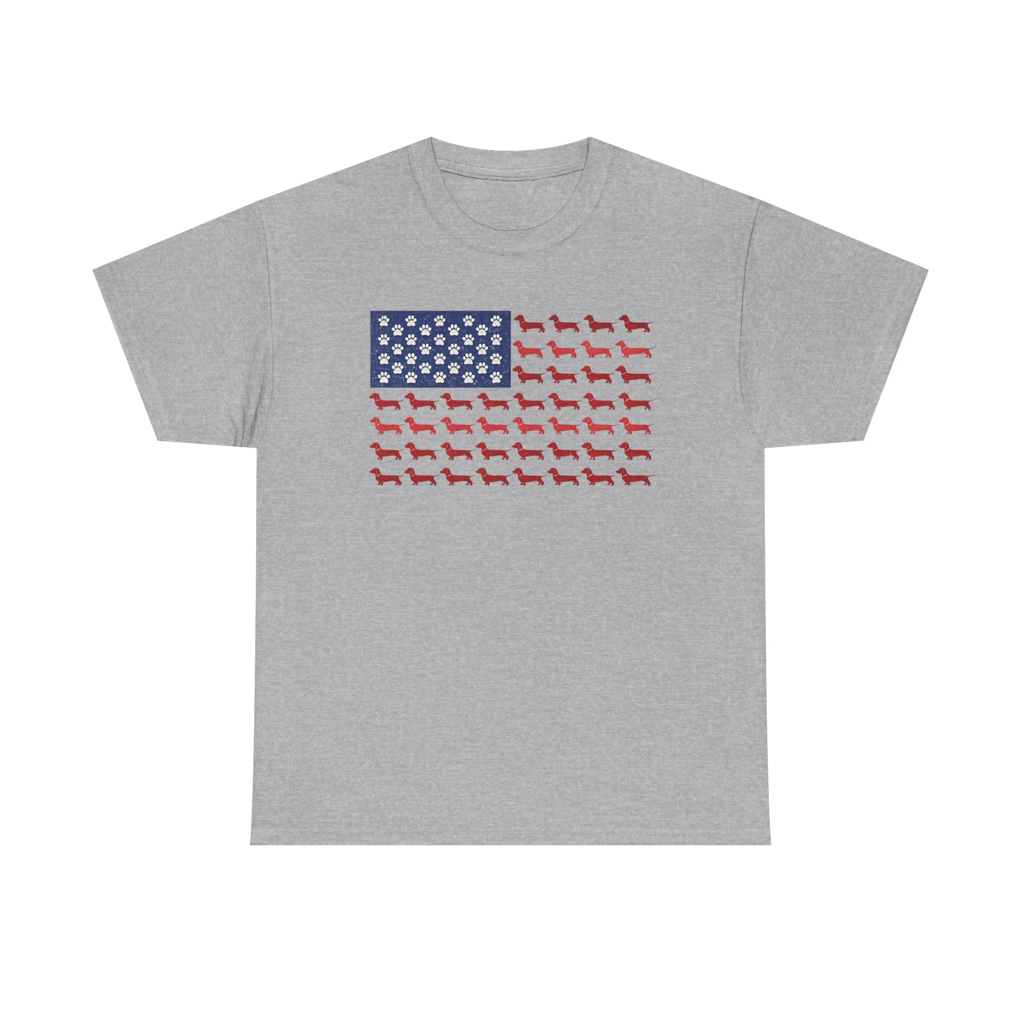 Dachshund inspired American Flag T-Shirt