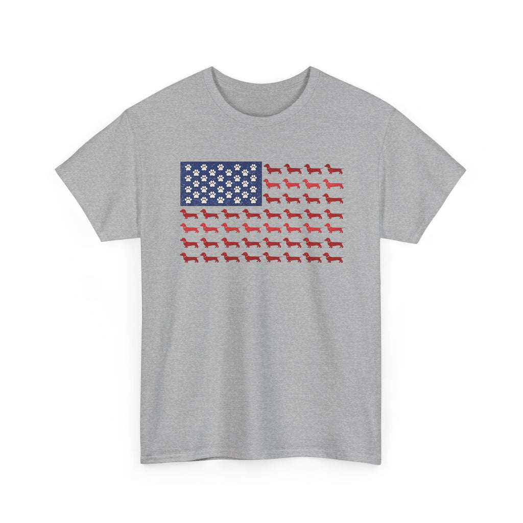 Dachshund inspired American Flag T-Shirt