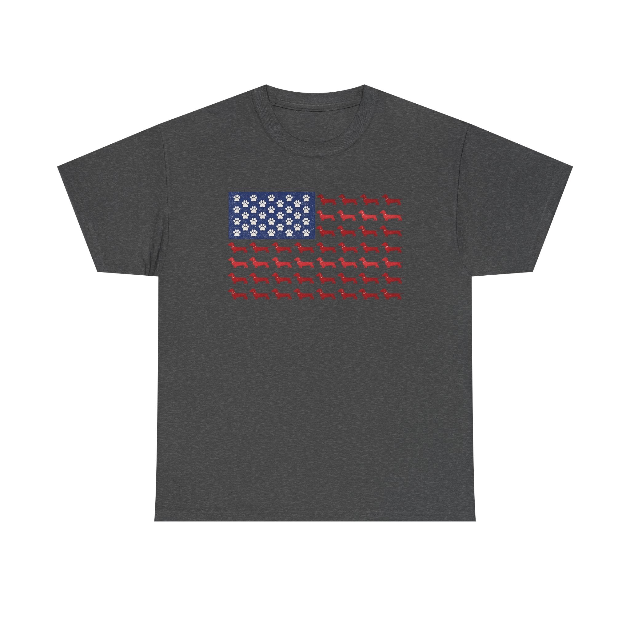 Dachshund inspired American Flag T-Shirt